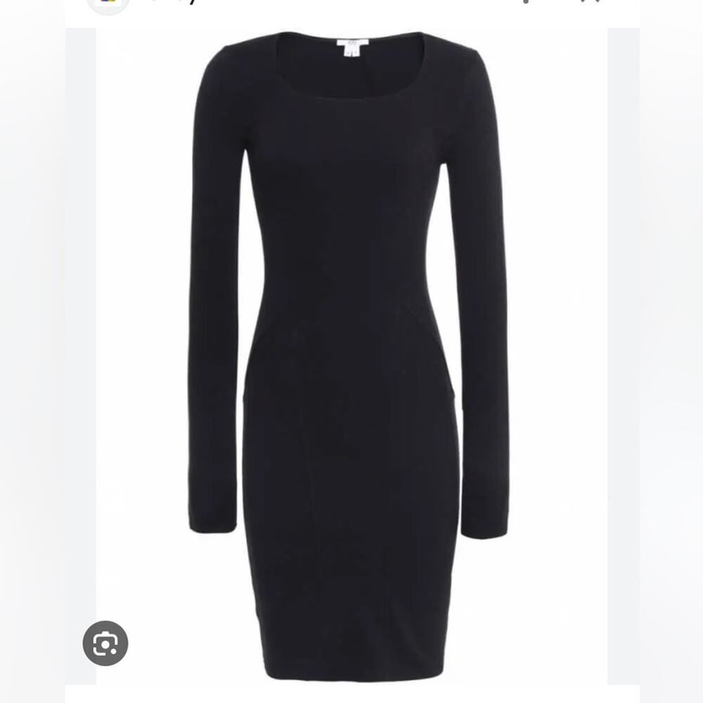 Helmut Lang Gala Knot Dress Black Size Large New with Tags